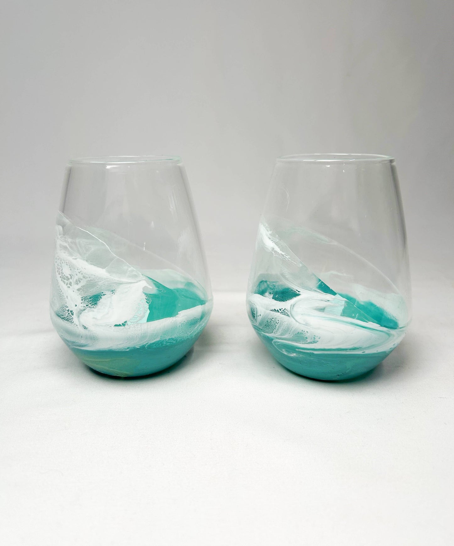 Resin Accented Wine and Entertaining Glasses - NO TARIFFS!