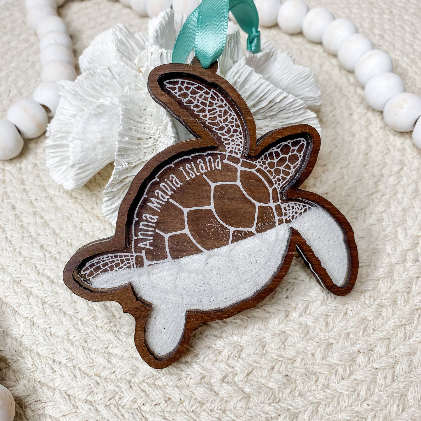 Sand Keepsake Ornament - Sea Turtle