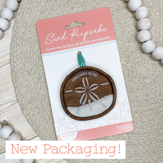 Sand Keepsake Ornament - Sand Dollar