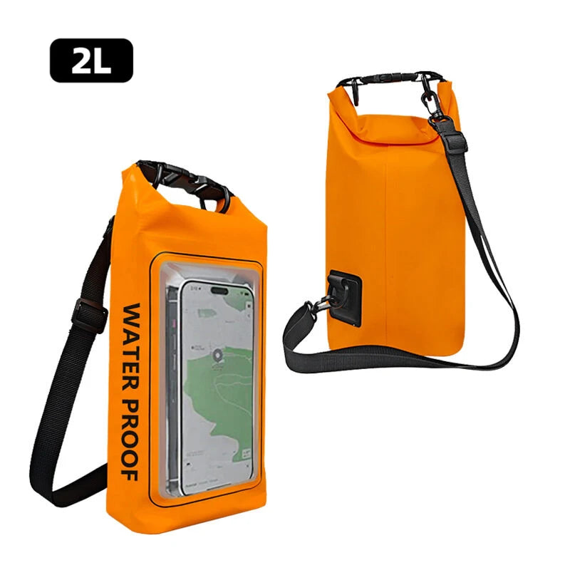 2L/5L Waterproof Dry Bag with Touch Screen