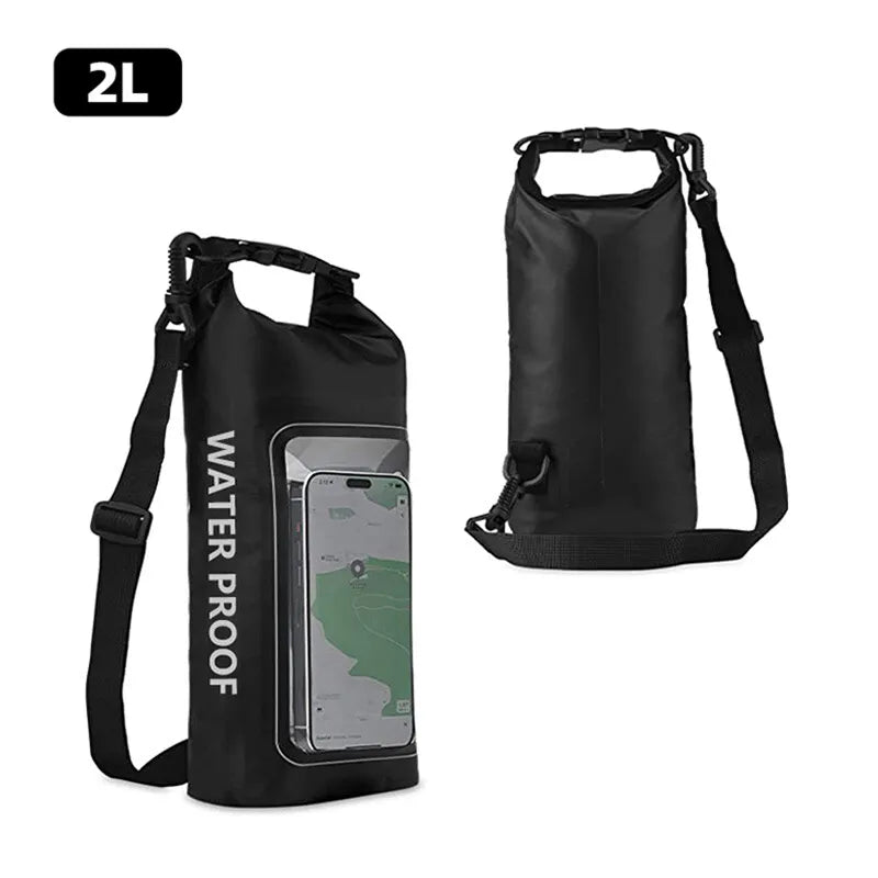 2L/5L Waterproof Dry Bag with Touch Screen