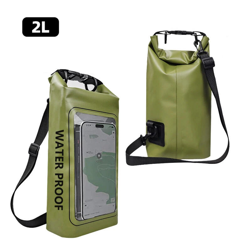 2L/5L Waterproof Dry Bag with Touch Screen