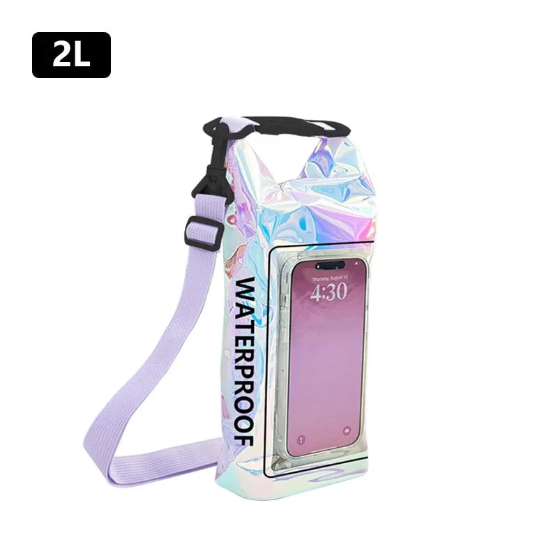 2L/5L Waterproof Dry Bag with Touch Screen