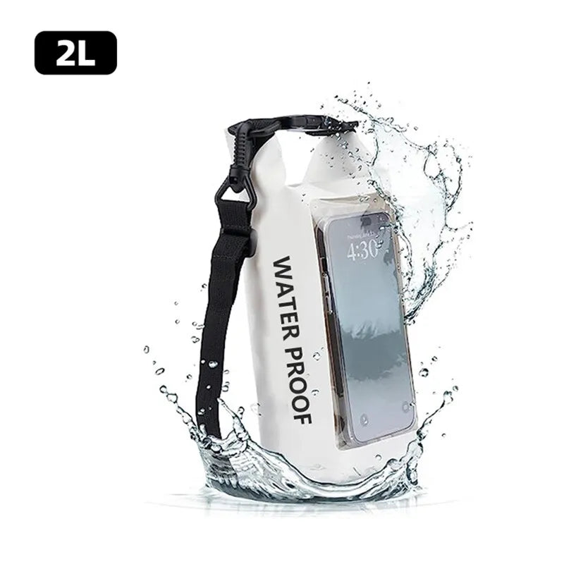 2L/5L Waterproof Dry Bag with Touch Screen