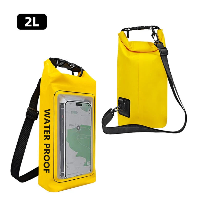 2L/5L Waterproof Dry Bag with Touch Screen