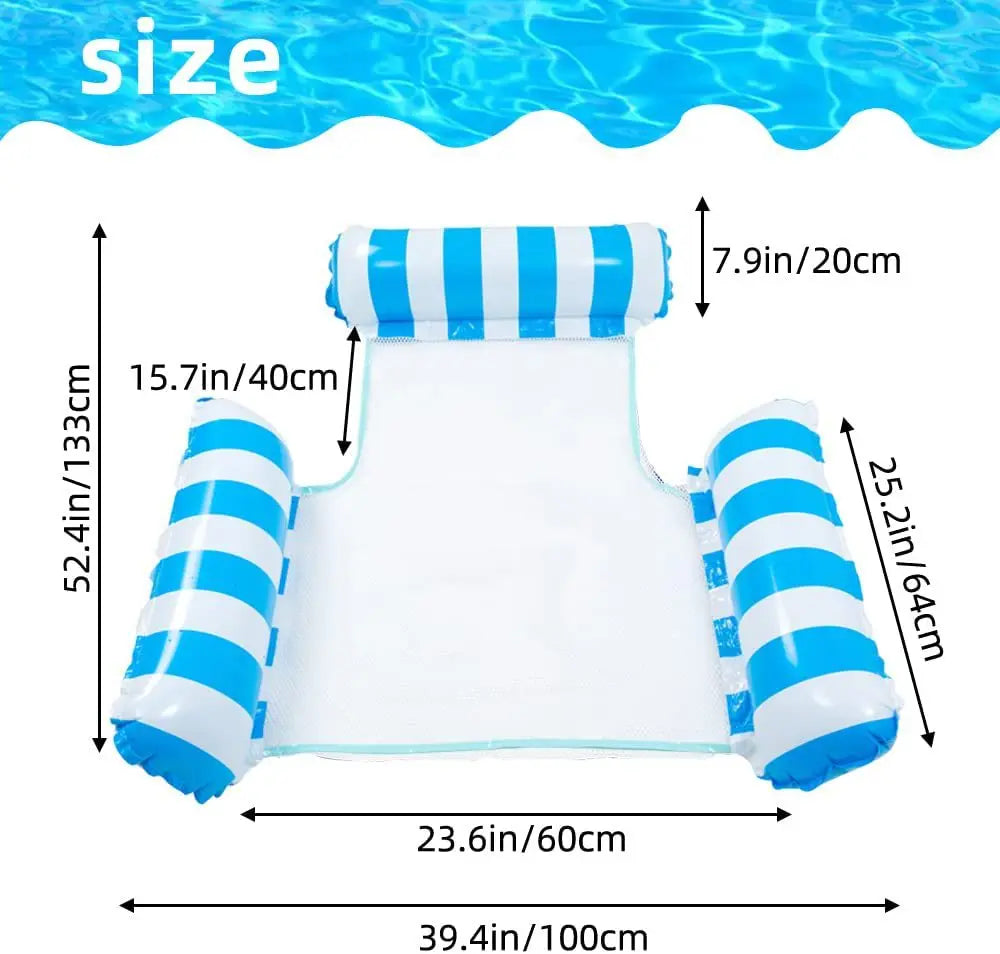 Inflatable Water Hammock Recliner