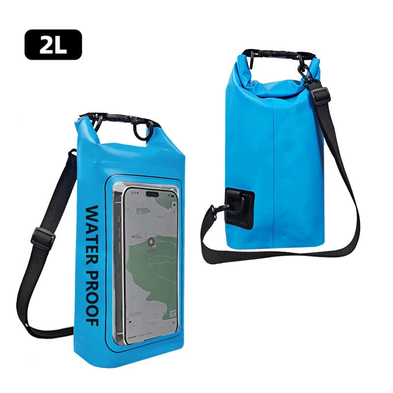 2L/5L Waterproof Dry Bag with Touch Screen