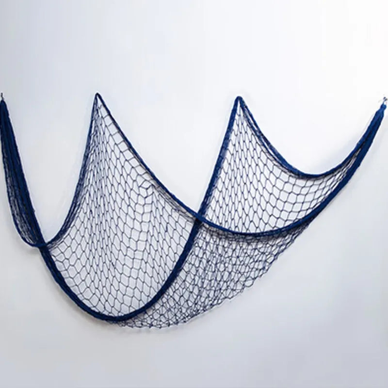 Nautical Fishing Net Wall Decor