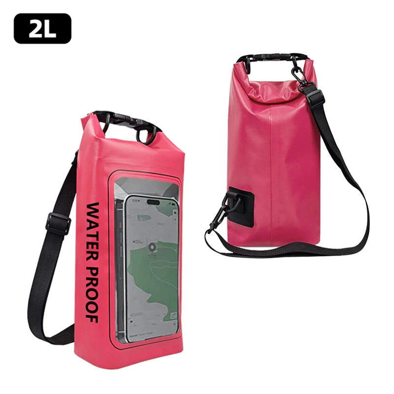 2L/5L Waterproof Dry Bag with Touch Screen