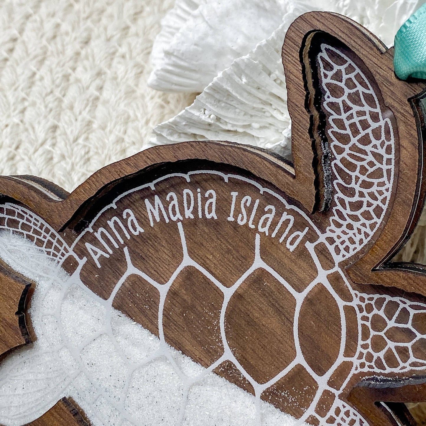 Sand Keepsake Ornament - Sea Turtle