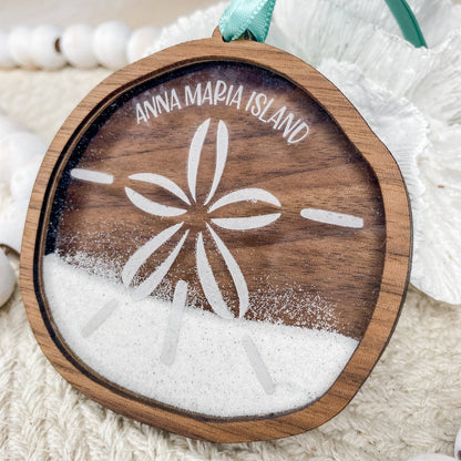 Sand Keepsake Ornament - Sand Dollar