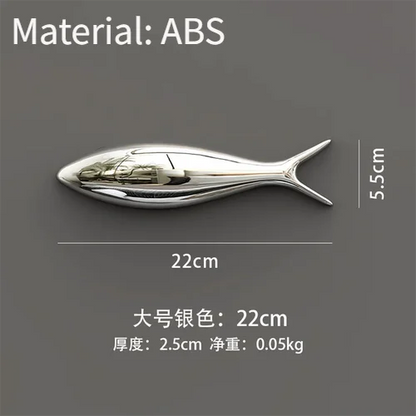 3D Electroplated Fish Wall Pendant