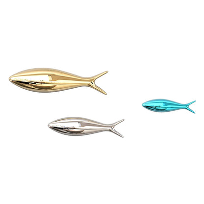 3D Electroplated Fish Wall Pendant