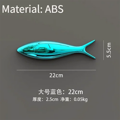 3D Electroplated Fish Wall Pendant
