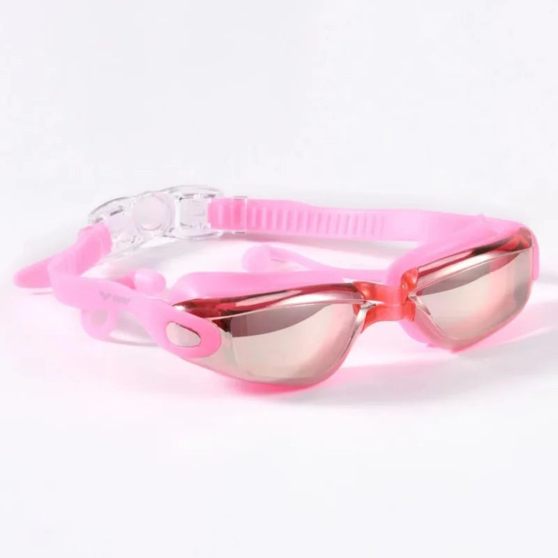 Anti-Fog Swim Goggles with Earplugs