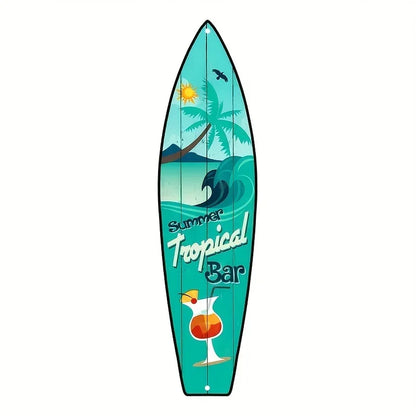 Beach Tiki Bar Surfboard