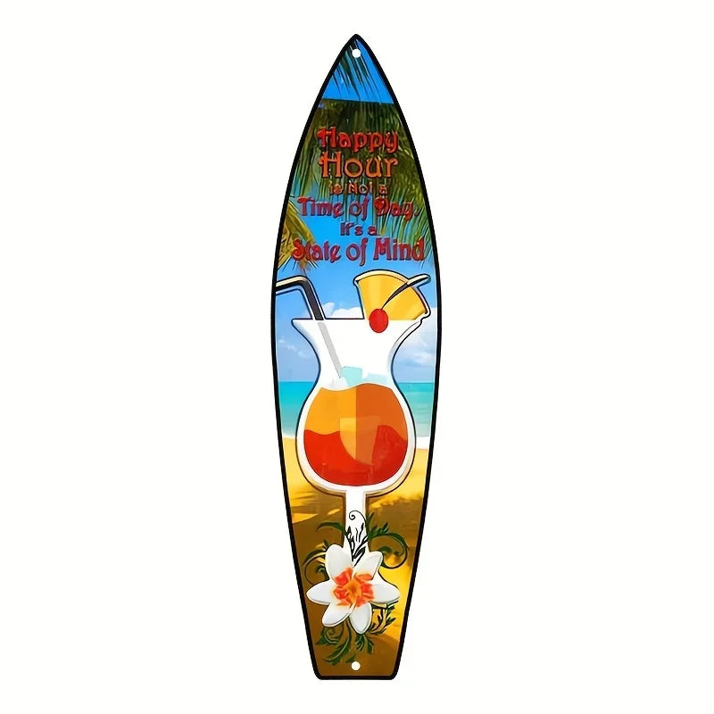 Beach Tiki Bar Surfboard