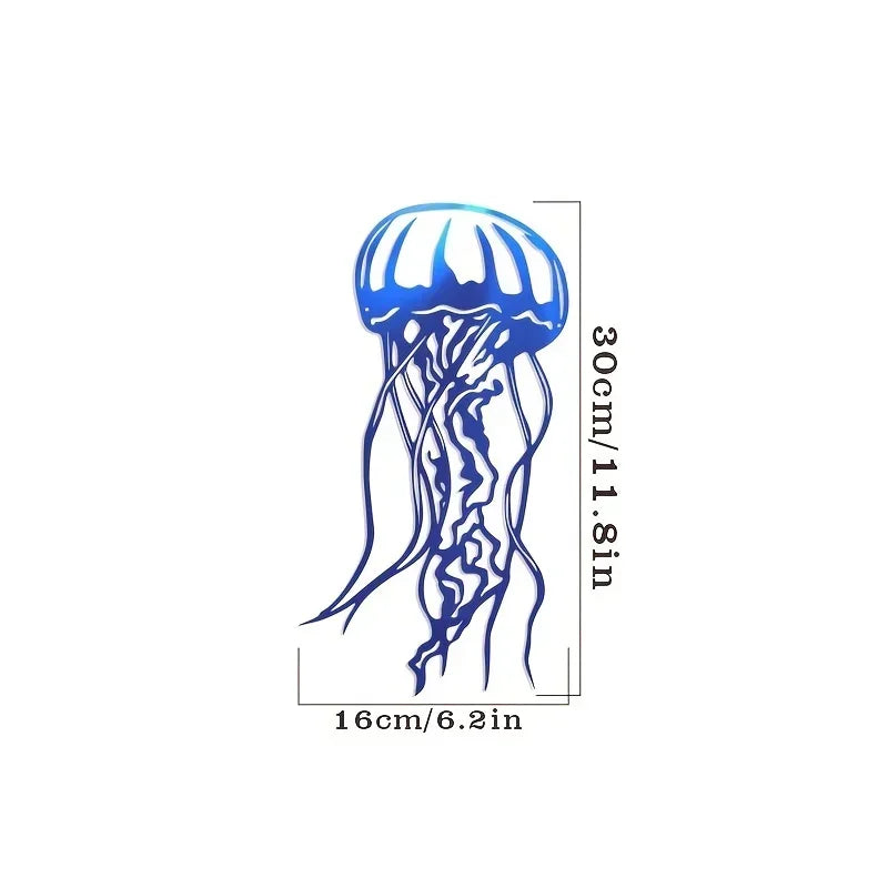 Metal Swordfish/Jellyfish/Turtle Wall Art
