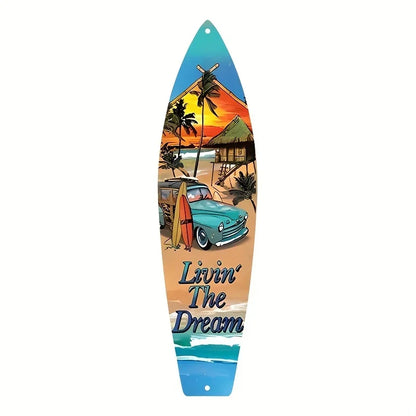 Beach Tiki Bar Surfboard