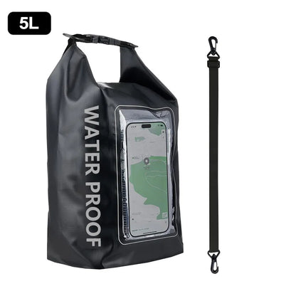 2L/5L Waterproof Dry Bag with Touch Screen