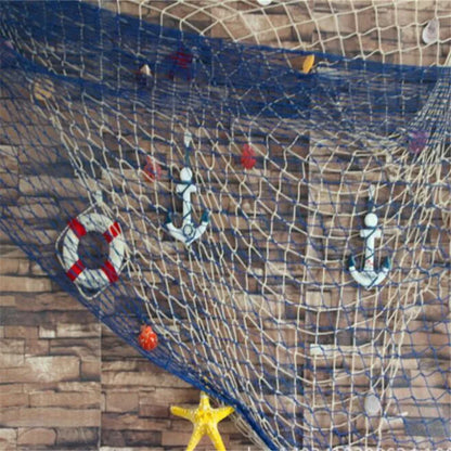 Boho Mediterranean Hanging Rope Net