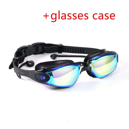 Anti-Fog Swim Goggles with Earplugs