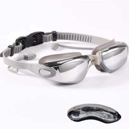 Anti-Fog Swim Goggles with Earplugs