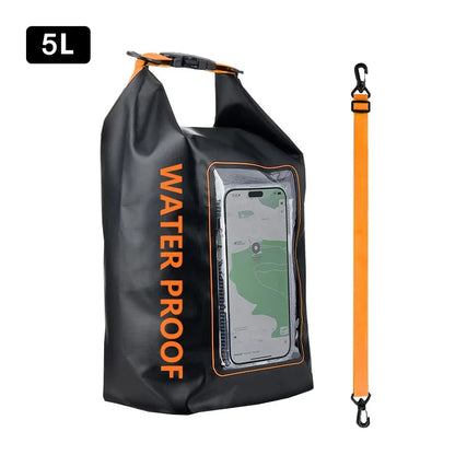 2L/5L Waterproof Dry Bag with Touch Screen