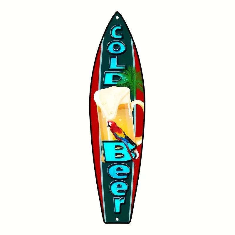 Beach Tiki Bar Surfboard
