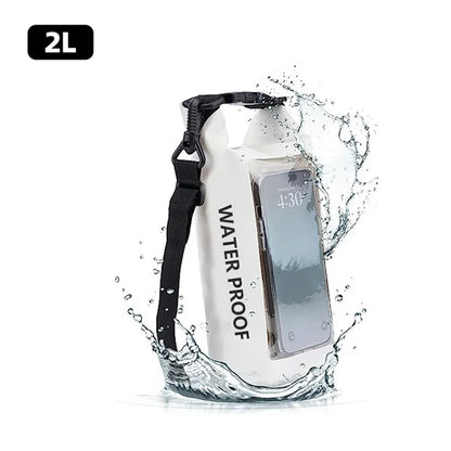 2L/5L Waterproof Dry Bag with Touch Screen