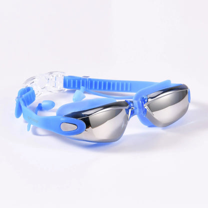 Anti-Fog Swim Goggles with Earplugs