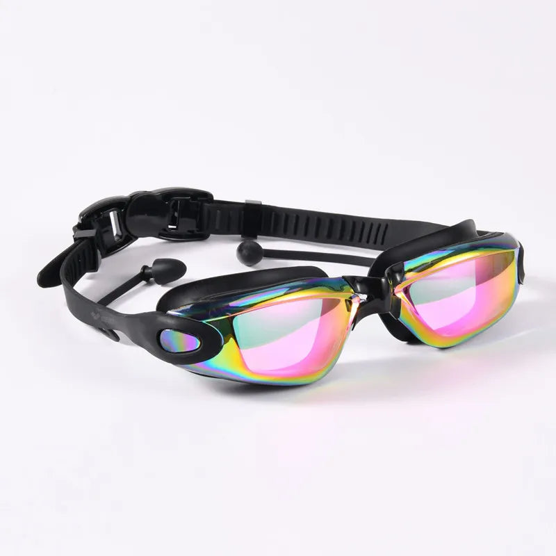 Anti-Fog Swim Goggles with Earplugs