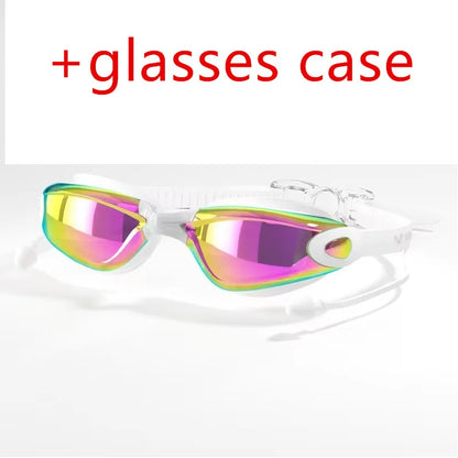 Anti-Fog Swim Goggles with Earplugs
