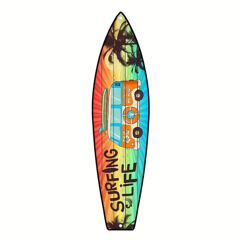 Beach Tiki Bar Surfboard