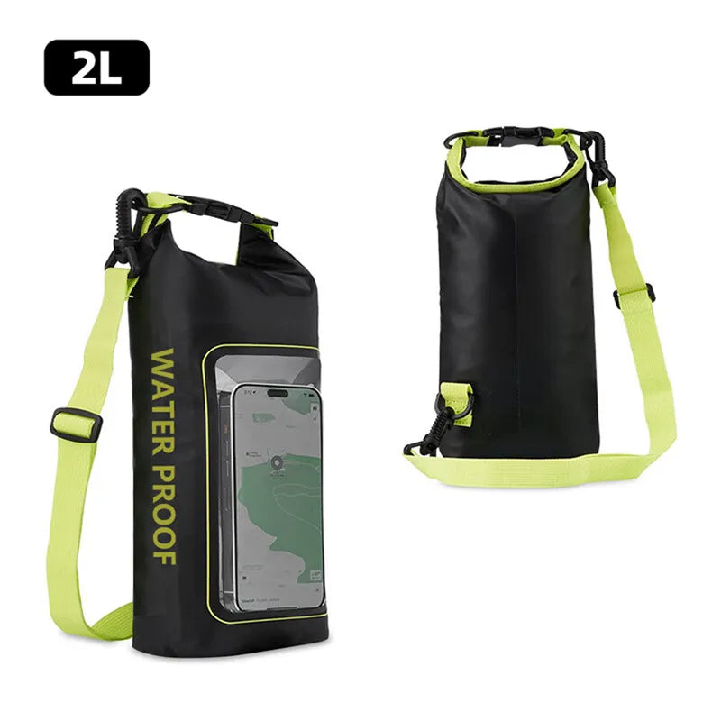 2L/5L Waterproof Dry Bag with Touch Screen