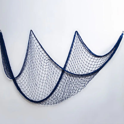 Nautical Fishing Net Wall Decor