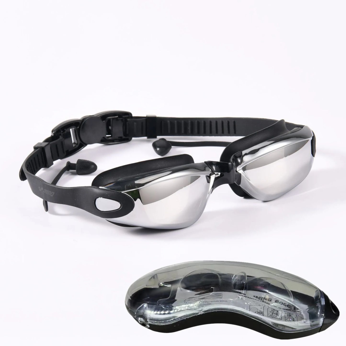 Anti-Fog Swim Goggles with Earplugs
