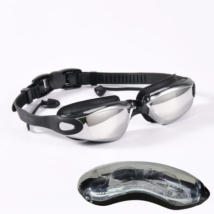 Anti-Fog Swim Goggles with Earplugs