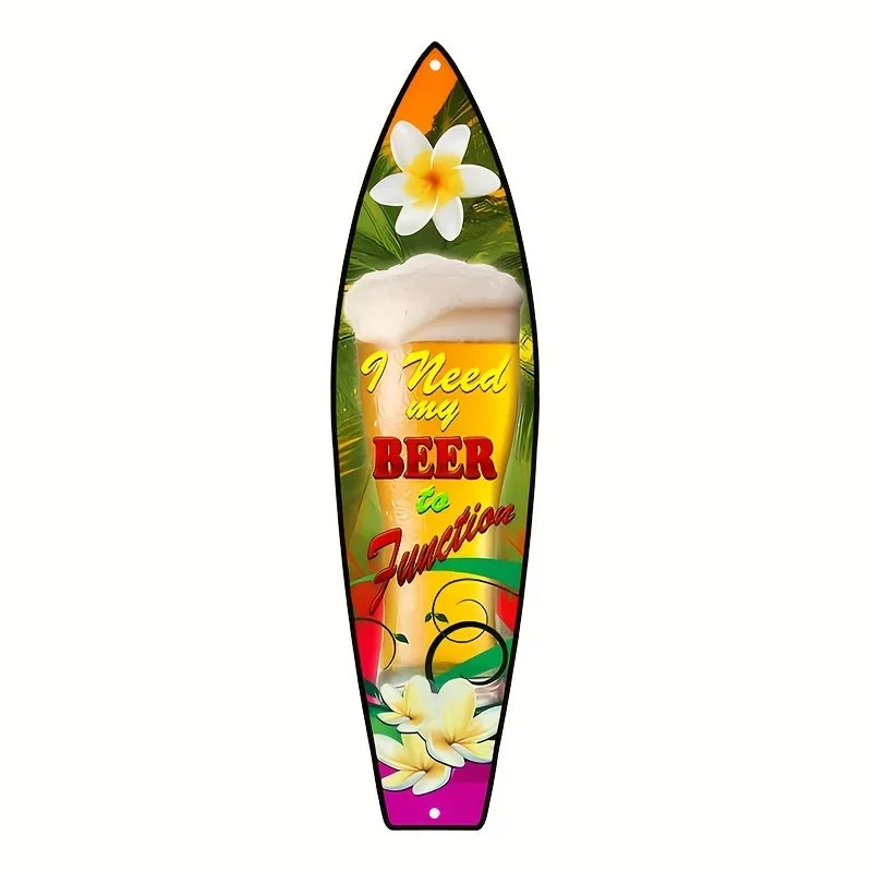 Beach Tiki Bar Surfboard