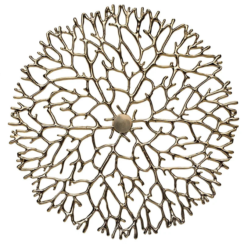 Copper Coral & Goldfish Wall Hanging
