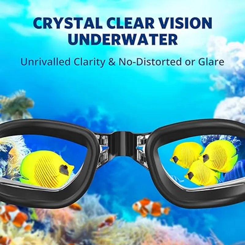 Anti-Fog Swim Goggles with Earplugs